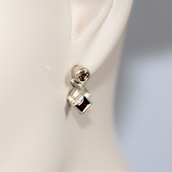 New & Tags Ashley Andrews Sterling Silver Earrings - Picture 3 of 8